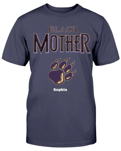 Black Mother Panther Personalized Apparel Gift For Mom