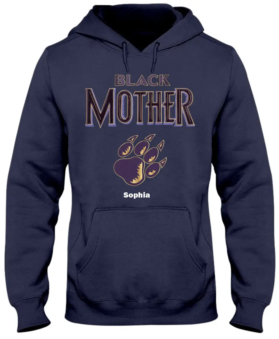 Black Mother Panther Personalized Apparel Gift For Mom