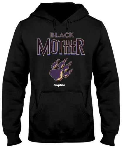 Black Mother Panther Personalized Apparel Gift For Mom