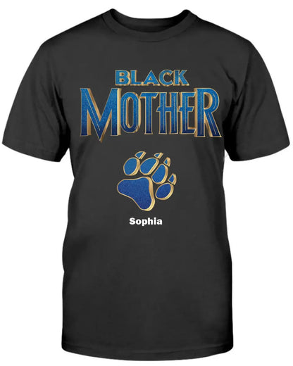 Black Mother Panther Personalized Apparel Gift For Mom