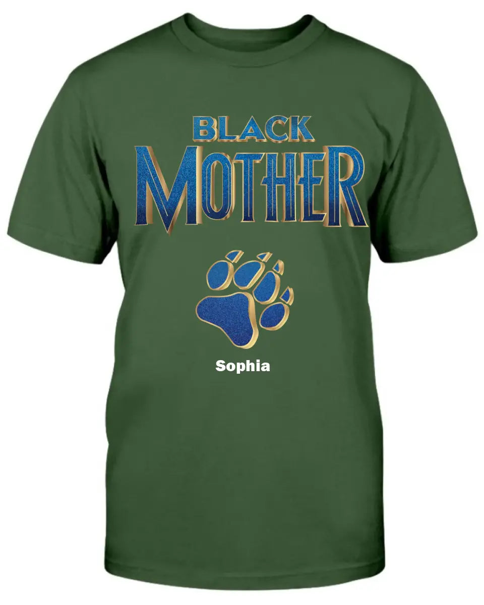 Black Mother Panther Personalized Apparel Gift For Mom