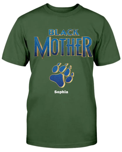 Black Mother Panther Personalized Apparel Gift For Mom