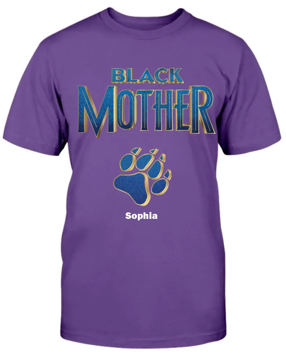 Black Mother Panther Personalized Apparel Gift For Mom