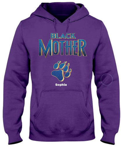 Black Mother Panther Personalized Apparel Gift For Mom