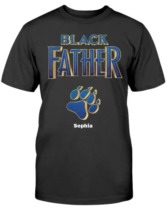 Panther Black Father Personalized Apparel Gift for Father