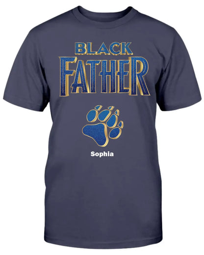 Panther Black Father Personalized Apparel Gift for Father