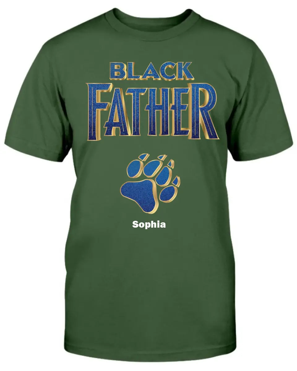 Panther Black Father Personalized Apparel Gift for Father