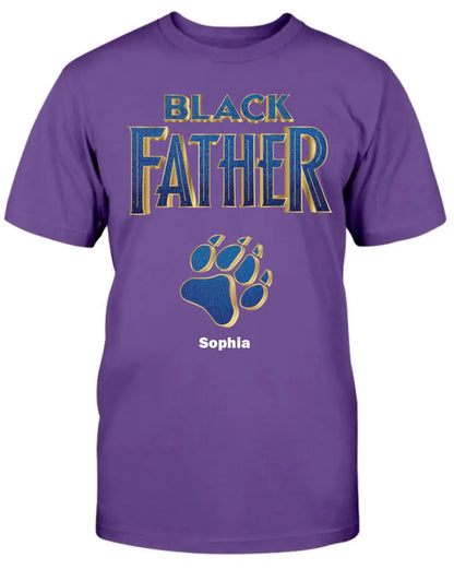 Panther Black Father Personalized Apparel Gift for Father