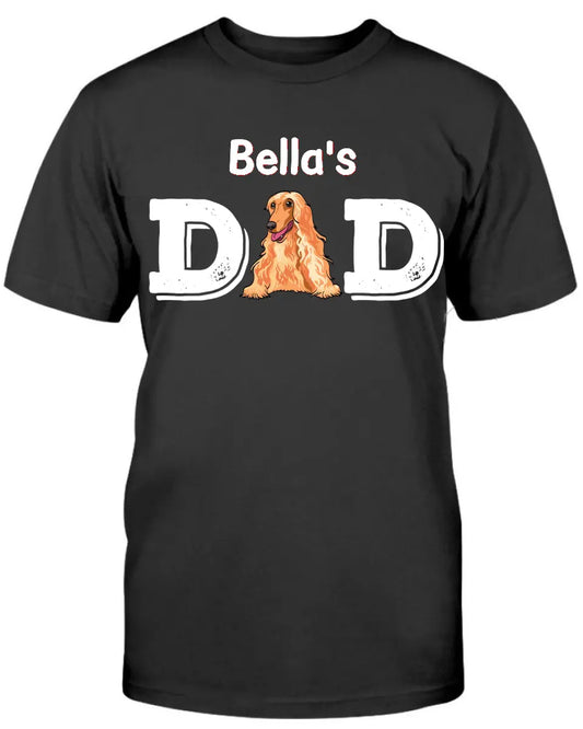 Dog Dad, Funny Dogs Personalized Shirt, Custom Gifts for Dog Lovers