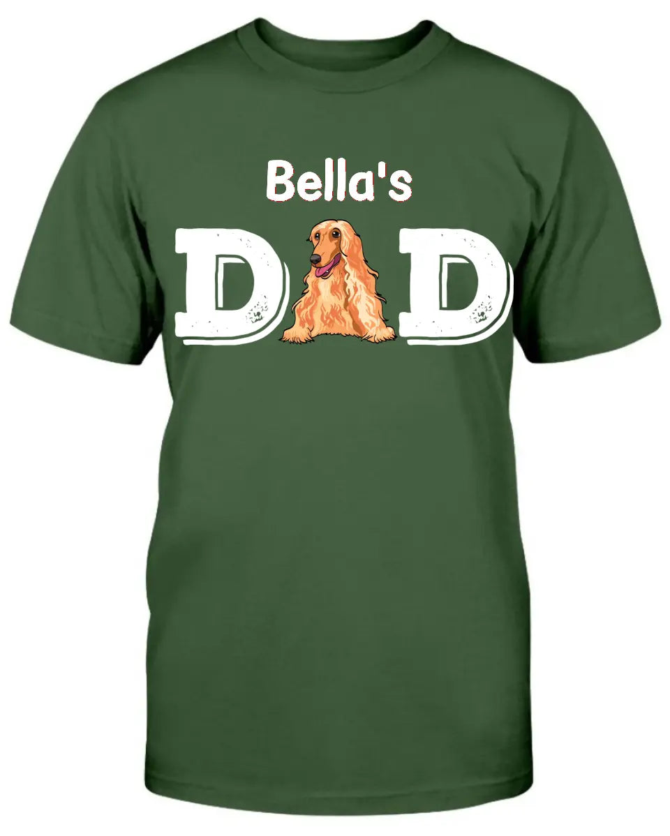 Dog Dad, Funny Dogs Personalized Shirt, Custom Gifts for Dog Lovers