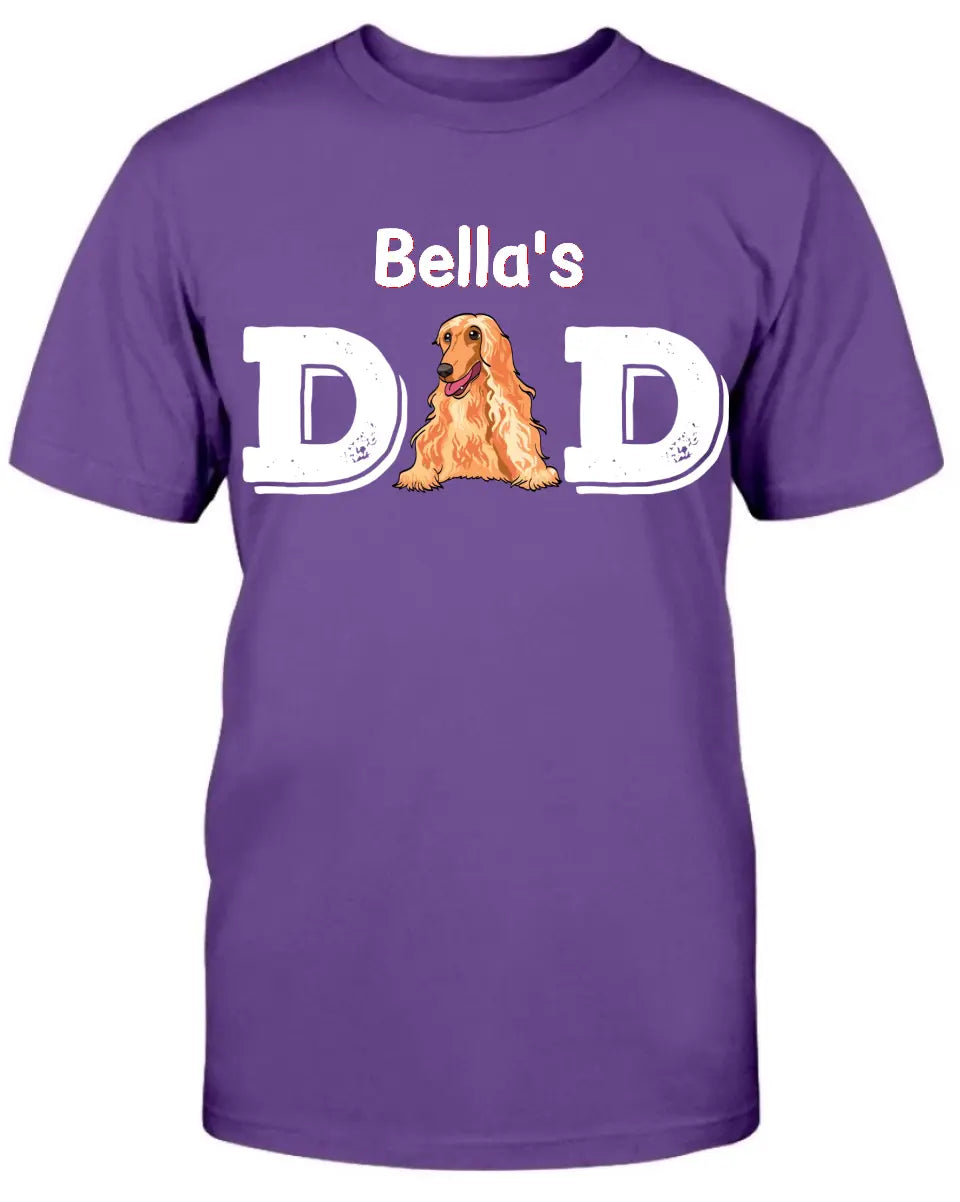 Dog Dad, Funny Dogs Personalized Shirt, Custom Gifts for Dog Lovers